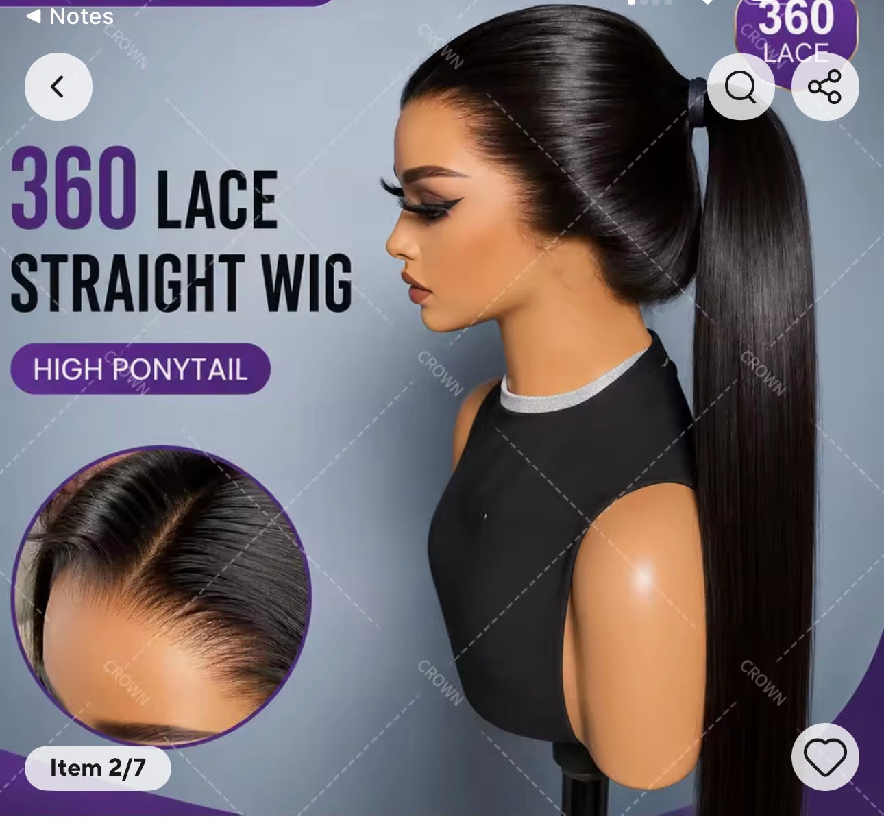 360 straight human hair 20inches