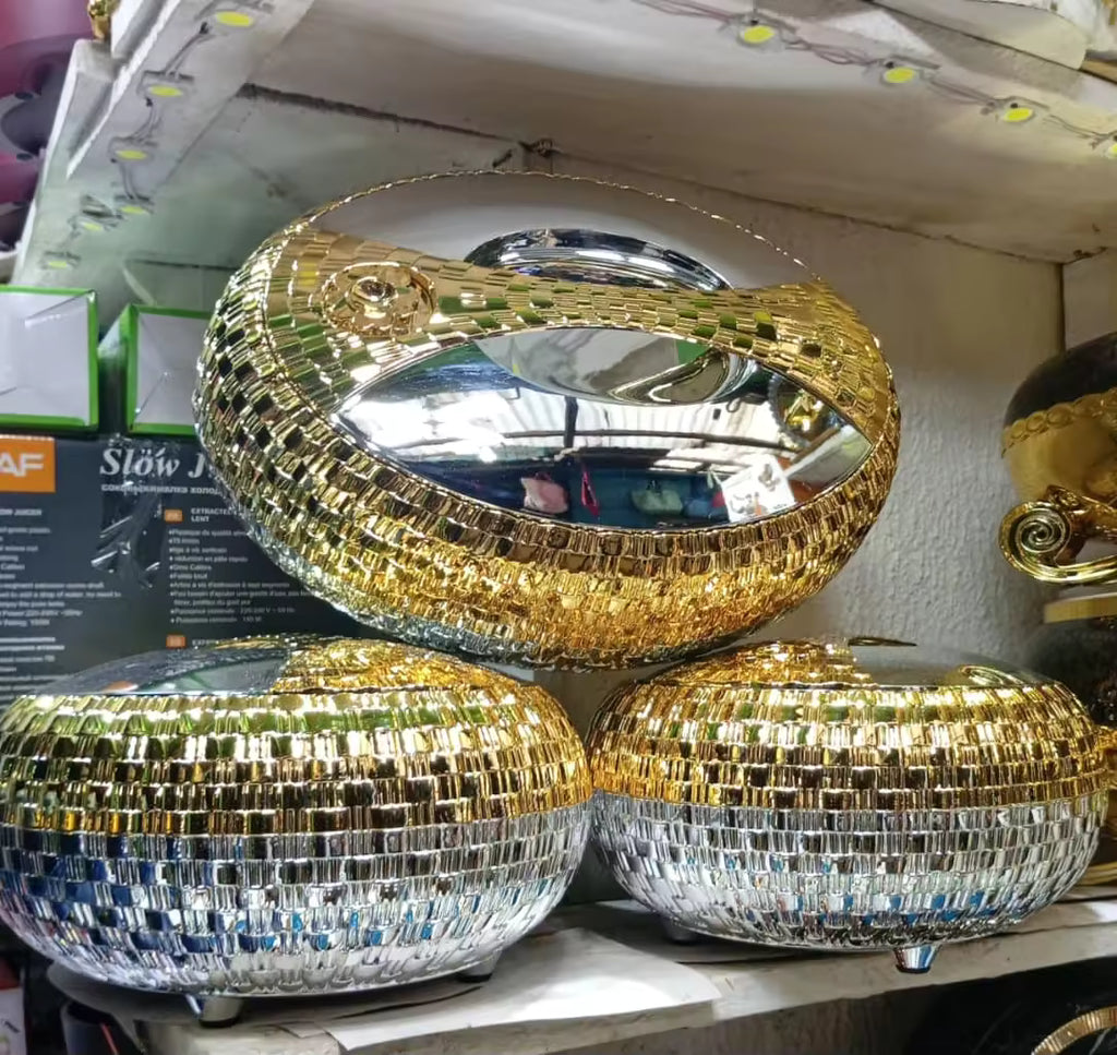 Luxury Gold Decorative Centerpiece Bowl