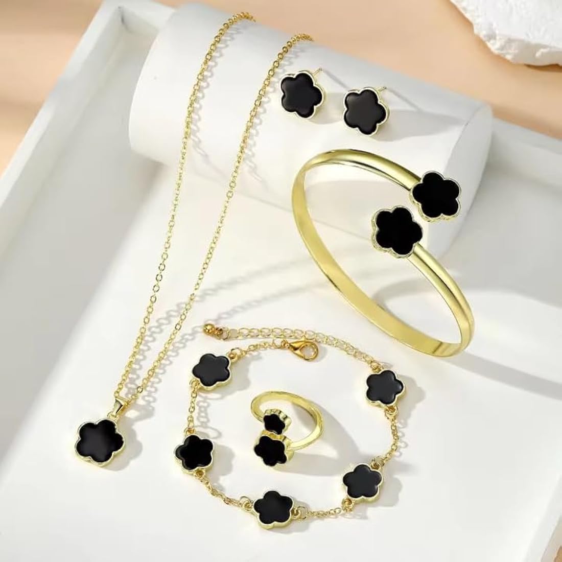 Luxury Flower Jewelry Set