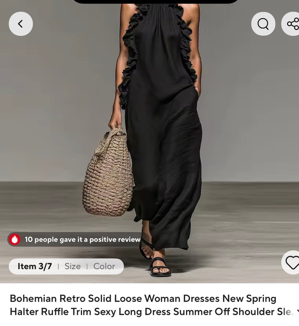 Beautiful summer sleeveless gown
