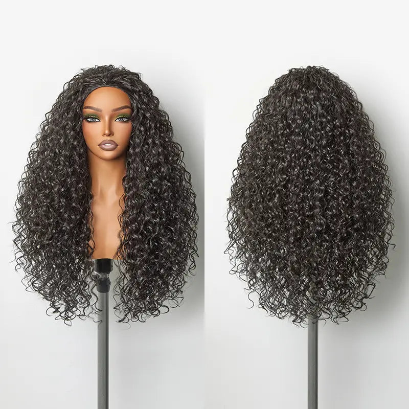 Curly Human Hair Lace Front Wig