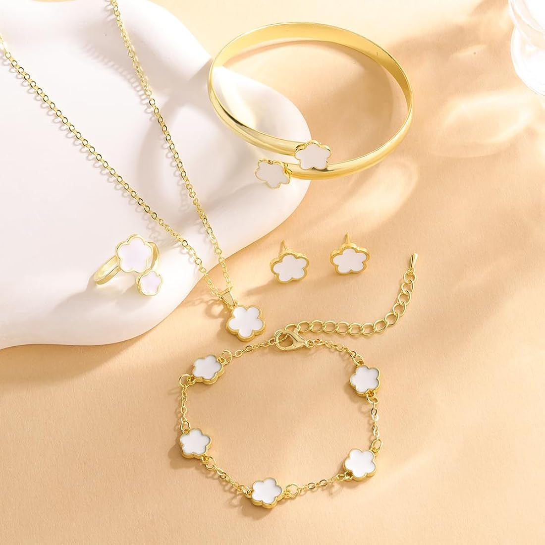 Luxury Flower Jewelry Set
