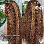 Deep wavy brown queen wig