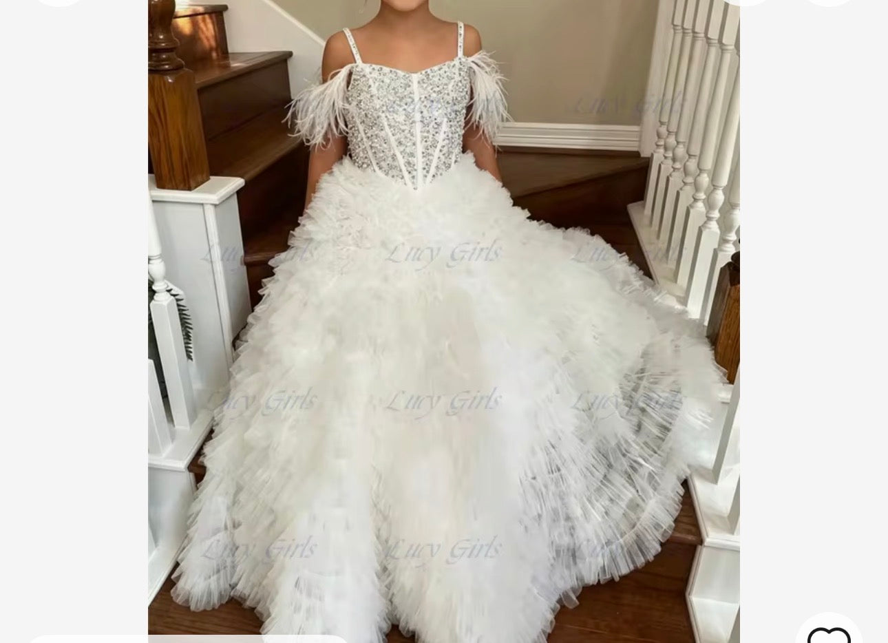 Gorgeous Girls Pageant Ruffles Beading Luxury Gowns Elegant Purple A-Line Off Shoulder Flower Girl Dresses Customized