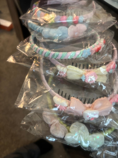 6 packs of beautiful head bands for girls or adult