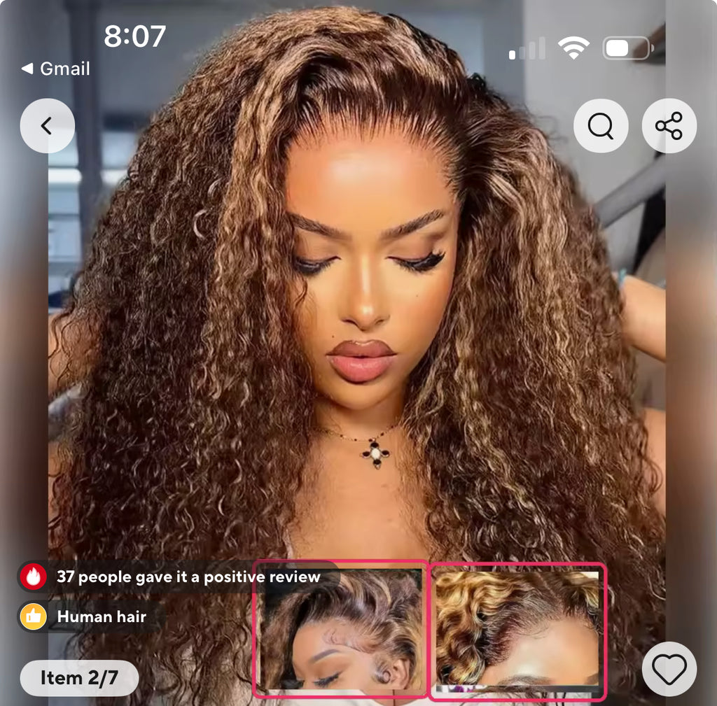 Deep wavy brown queen wig