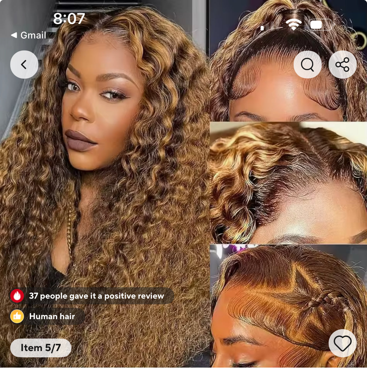 Deep wavy brown queen wig