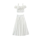 Women’s Lace Splice Two-Piece Set