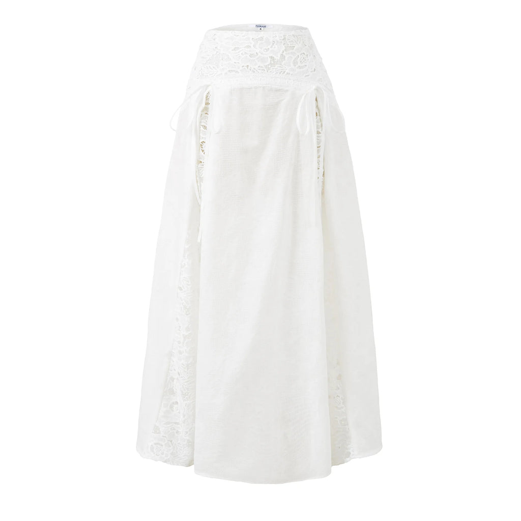 Women’s Lace Splice Two-Piece Set