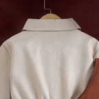 Brown Vest & A Line Dress Set