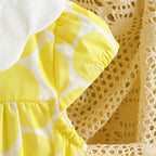 Yellow Polka Dot Summer Dress