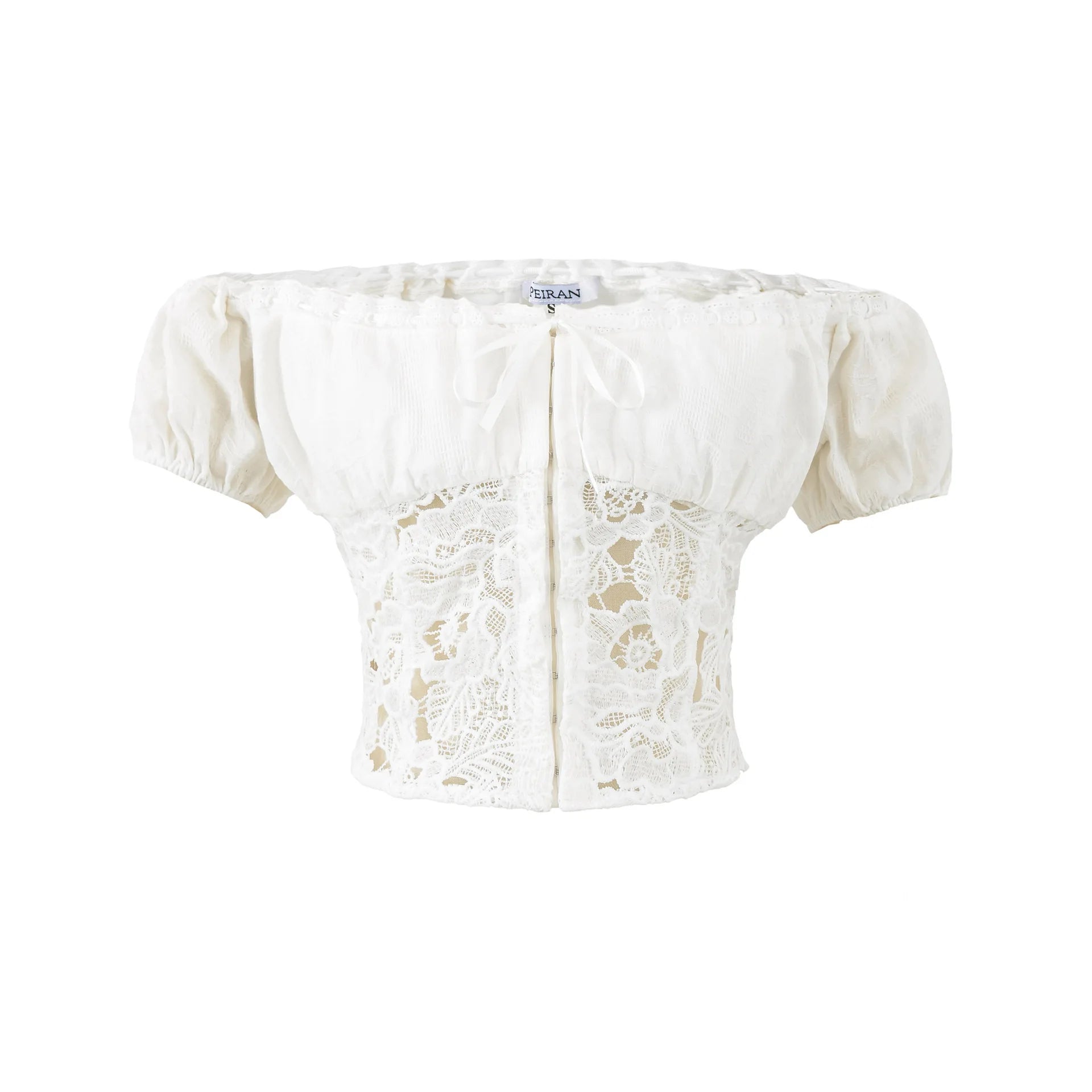 Women’s Lace Splice Two-Piece Set
