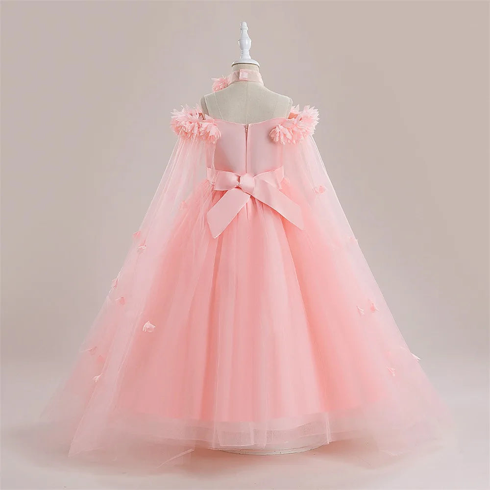 Flower Lace Princess Tutu Dress for Girls