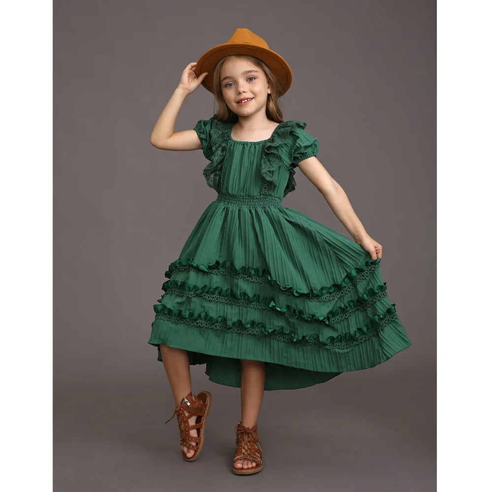 Elegant Lace Flower Girl Dress
