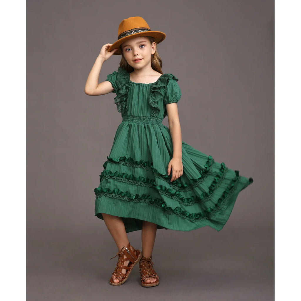 Elegant Lace Flower Girl Dress