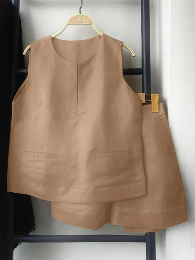 Women’s Casual Sleeveless Summer Set