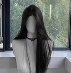 Long Straight Black Wig