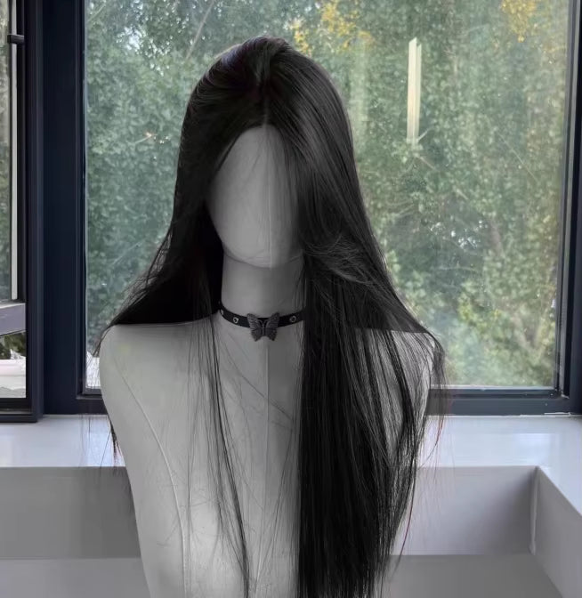 Long Straight Black Wig