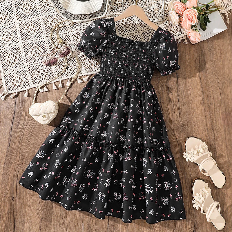 Red Polka Dot Patchwork Dress