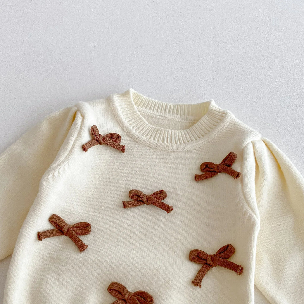 Baby Girl 3 Piece Knitted Outfit Set