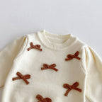 Baby Girl 3 Piece Knitted Outfit Set