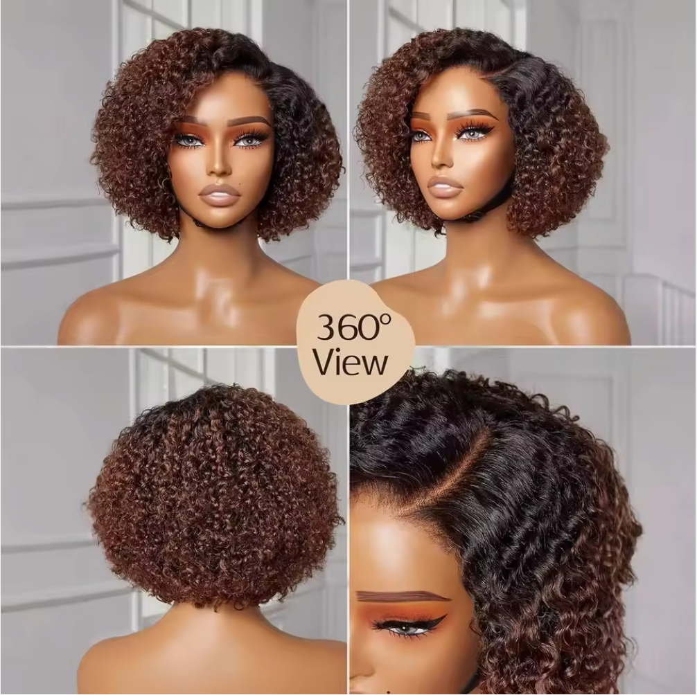 Curly bulb fashion wig