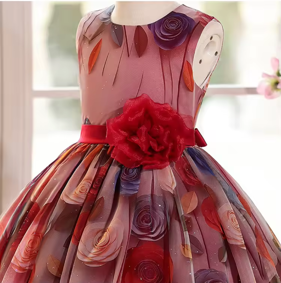 Rose Princess Ball Gown Dress