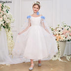 Flower Lace Princess Tutu Dress for Girls