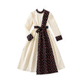 Floral Panel Modest Dress