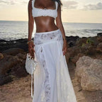 Women’s Lace Splice Two-Piece Set