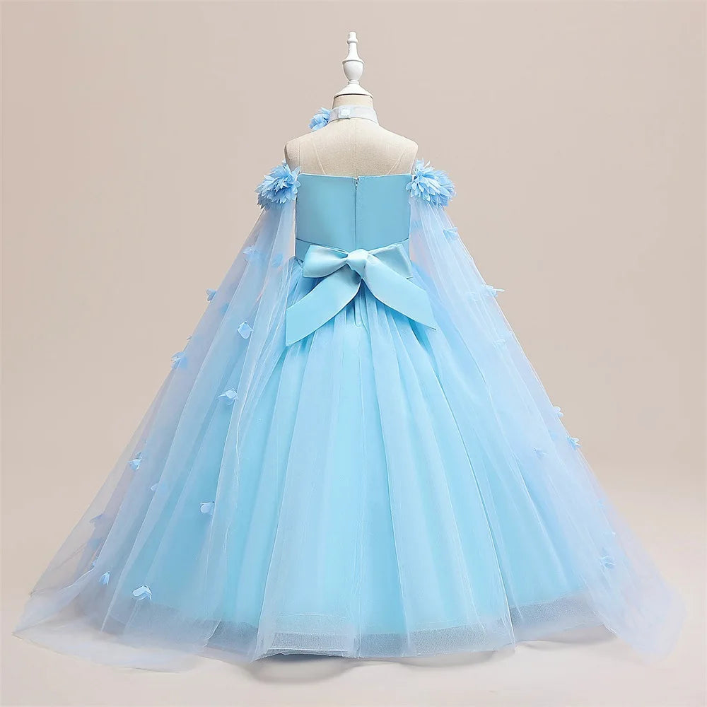 Flower Lace Princess Tutu Dress for Girls
