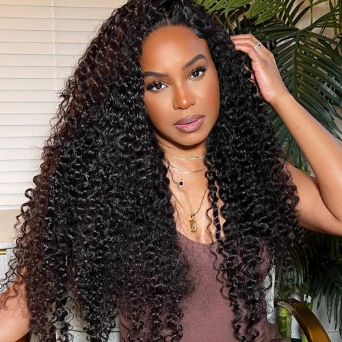 Curly Human Hair Lace Front Wig