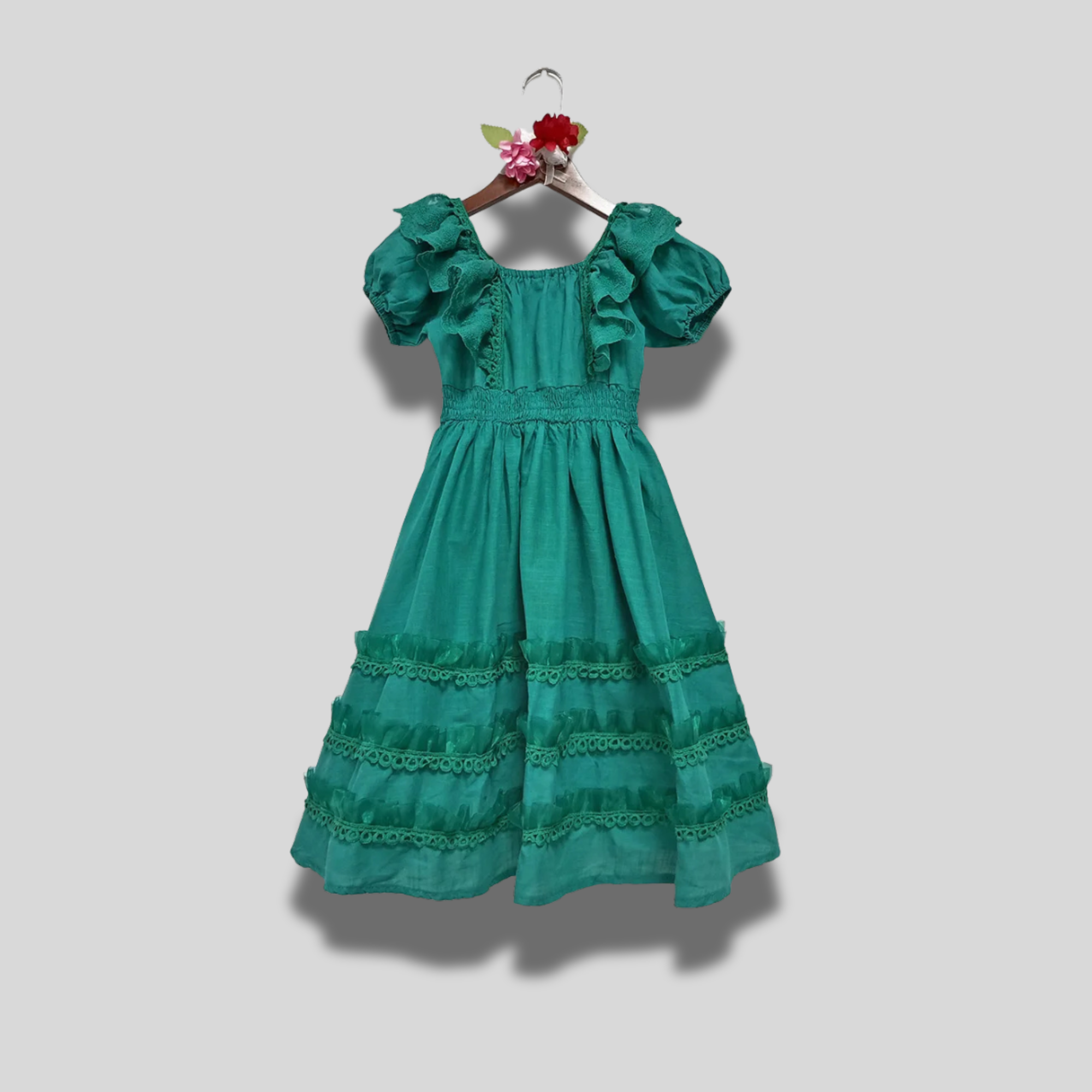 Elegant Lace Flower Girl Dress