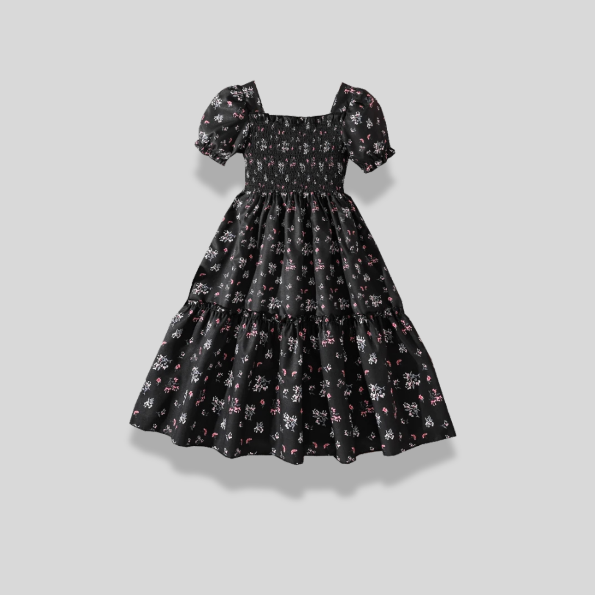Red Polka Dot Patchwork Dress