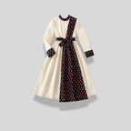 Floral Panel Modest Dress