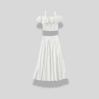 Women’s Lace Splice Two-Piece Set