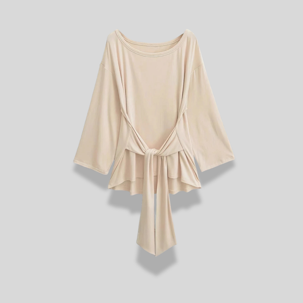 Women’s Off-Shoulder Loose Fit Long Sleeve Tee