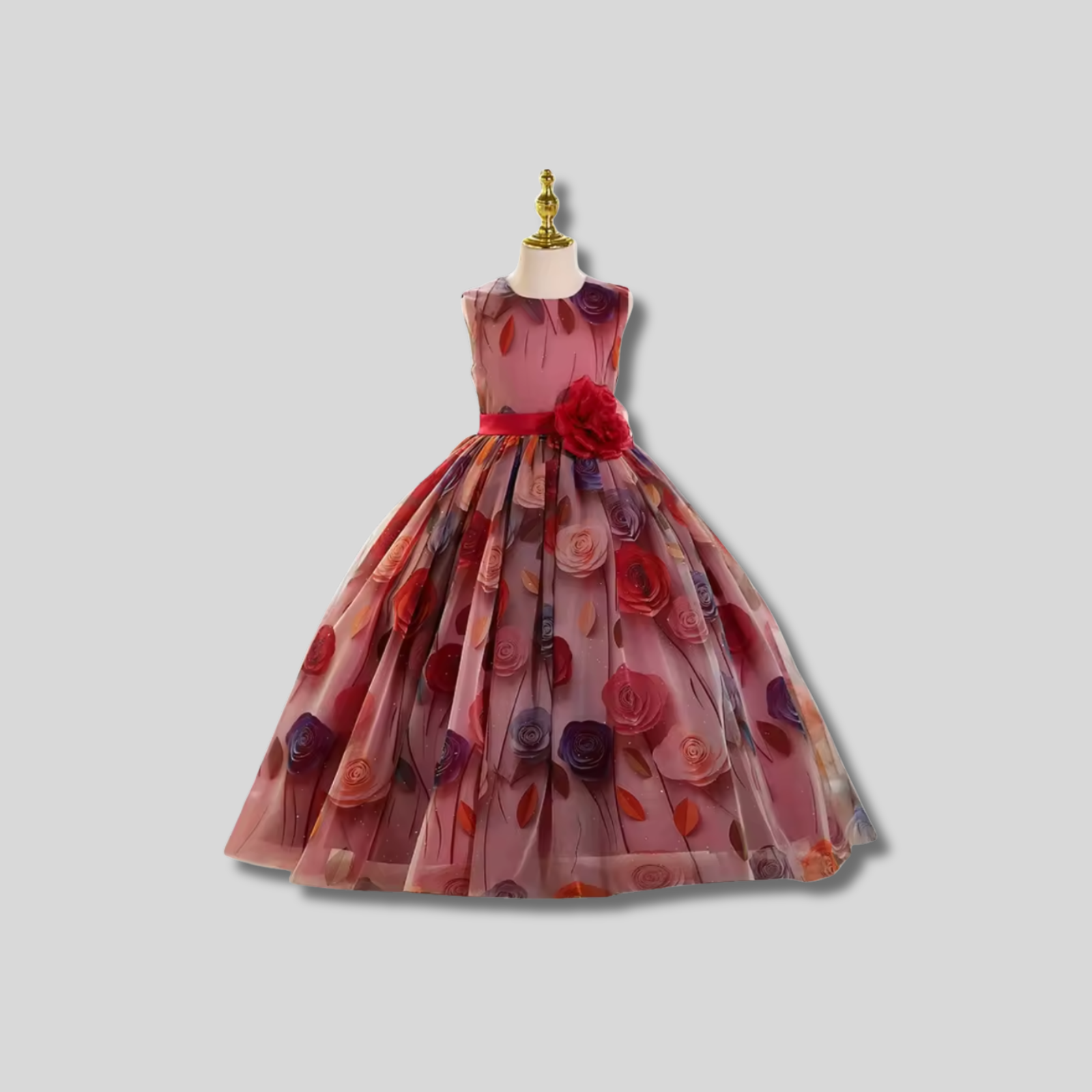 Rose Princess Ball Gown Dress