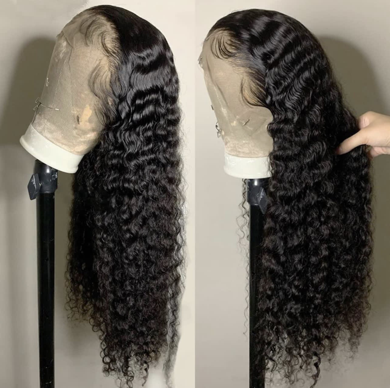 Deep Wave Human Hair Lace Front Wig
